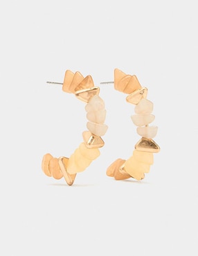 Set de aretes Parfois Golden Basics Extra