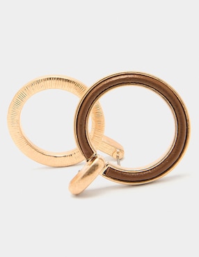 Set de aretes Parfois Golden Basics Extra