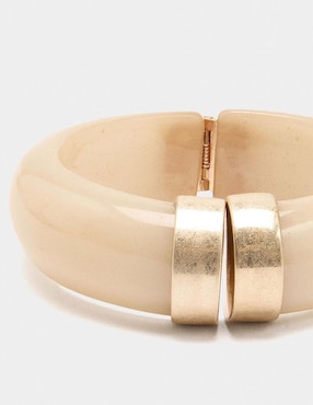 Pulsera Parfois Golden Basics Extra acabado brillante