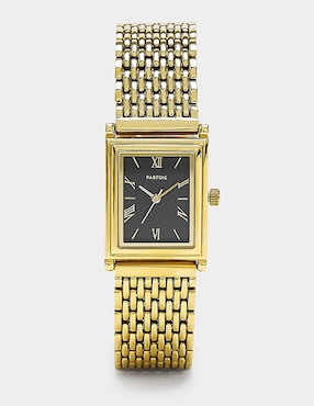 Reloj Parfois Gold Tray para mujer 245235