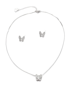 Aretes y collar de mariposa Lieb