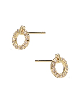 Aretes y collar Lieb zirconia