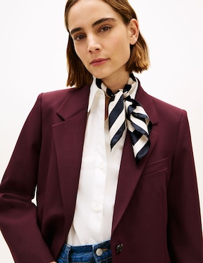 Mascada Tommy Hilfiger estampada de seda para mujer