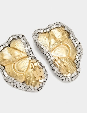 Aretes cortos Parfois Trend Extra con acabado espejo