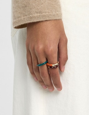 Set anillo Parfois acabado brillante