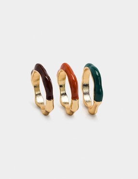 Set anillo Parfois acabado brillante
