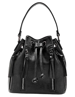 Bolsa bucket Parfois Zippers para mujer