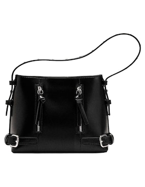 Bolsa bucket Parfois Zippers para mujer