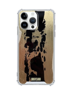 Funda para iPhone CH Design Black Gold de acrílico