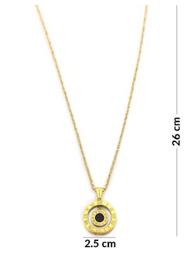 Collar Moon & Self de oro laminado 18 k