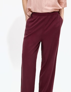 Pantalón relaxed parfois regular para mujer