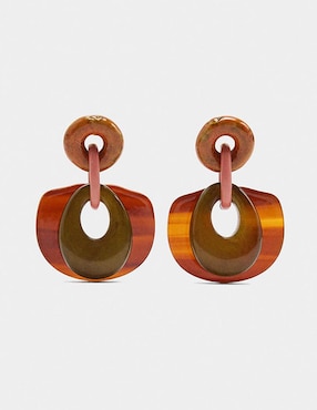 Aretes largos Parfois Maison Clay