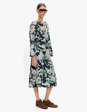 Vestido midi casual Parfois para mujer