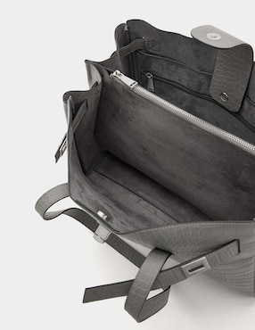 Backpack Parfois Malva para mujer