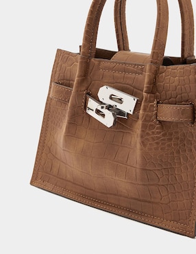Bolsa tote Parfois Malva para mujer