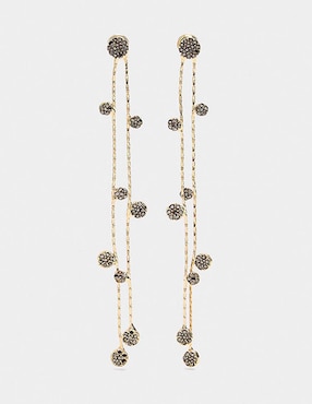 Aretes largos Parfois Golden Delicates