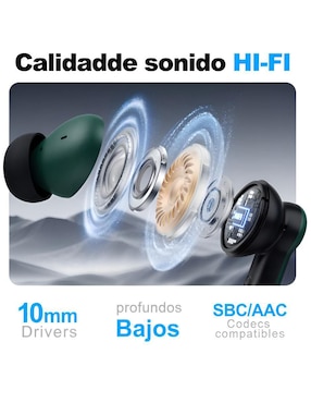 Audífonos Xtellar XTLLAR7927 inalámbricos con cancelacion de ruido