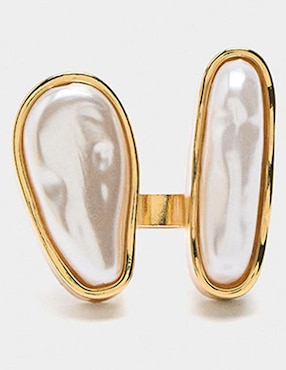 Anillo Parfois perla pavé