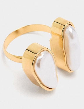 Anillo Parfois perla pavé
