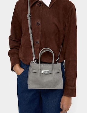 Bolsa tote Parfois Malva para mujer