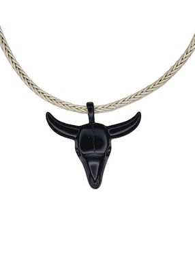 Collar de toro Maria Rayuela de piel