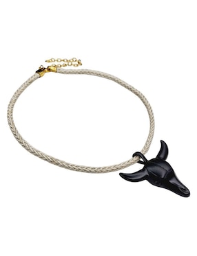 Collar de toro Maria Rayuela de piel