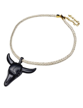 Collar de toro Maria Rayuela de piel
