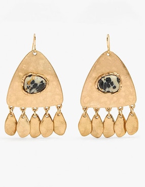 Aretes largos Parfois con acabado brillante