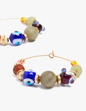 Aros Parfois Charmy con acabado esmaltado