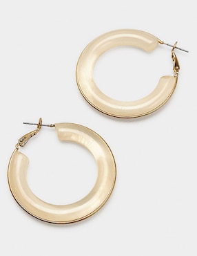 Aros Parfois con acabado esmaltado