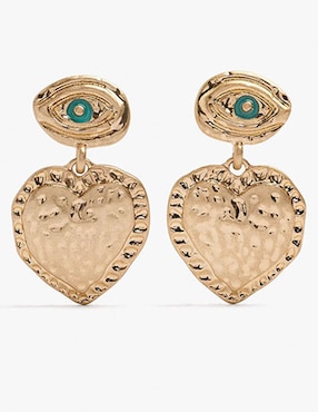 Aretes cortos Parfois con acabado brillante
