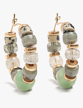 Aros Parfois Earthy con acabado pulido