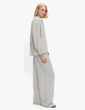 Pantalón easy pant Parfois amplio para mujer