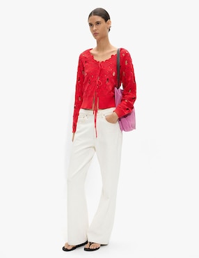 Suéter Parfois cuello redondo para mujer