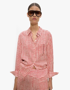 Camisa Parfois manga larga para mujer