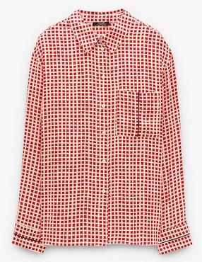 Camisa Parfois manga larga para mujer