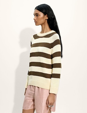 Suéter Parfois cuello redondo para mujer