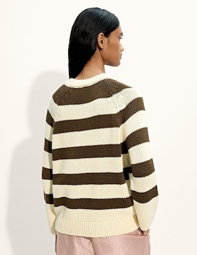Suéter Parfois cuello redondo para mujer