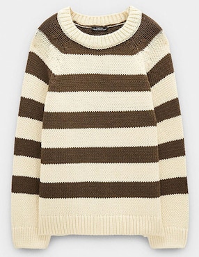 Suéter Parfois cuello redondo para mujer