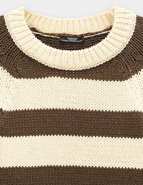 Suéter Parfois cuello redondo para mujer
