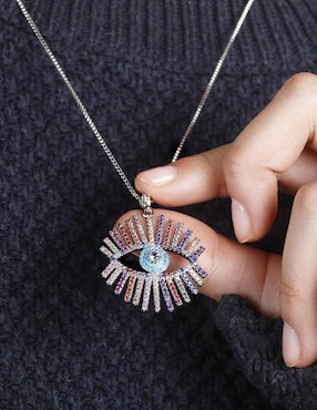 Collar con dije de ojo Yoiko Vigia
