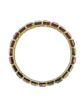 Pulsera Maria Rayuela de oro laminado 18 K acabado brillante