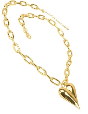 Collar con dije de corazón Yoiko 18 K