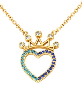Collar de corazón Yoiko 18 K