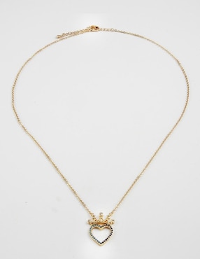 Collar de corazón Yoiko 18 K