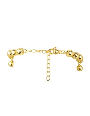 Pulsera Yoiko 18 K Encanto acabado baño de oro