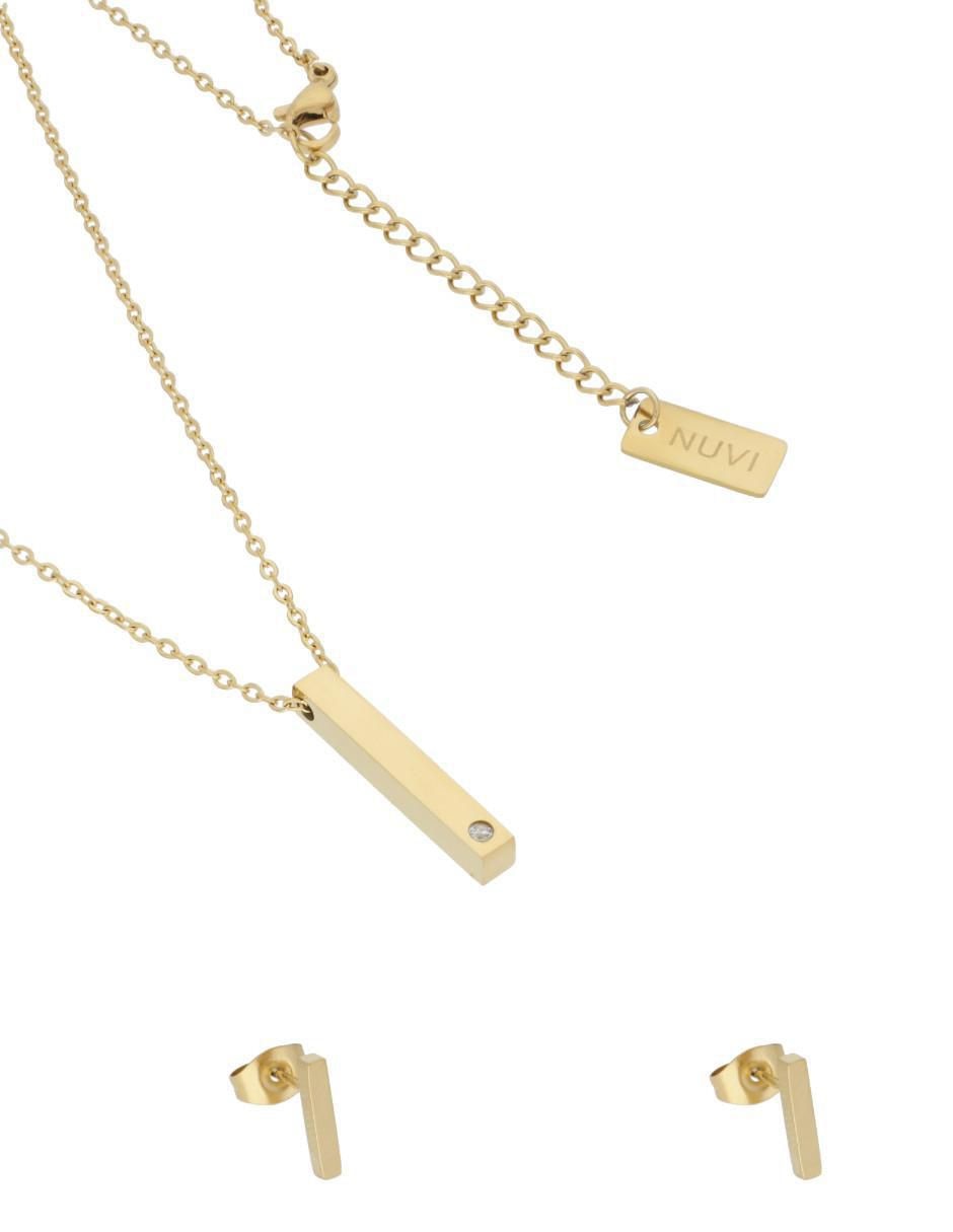 Set collar y aretes 2