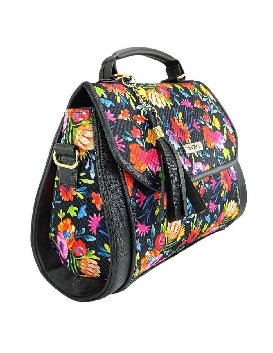 Bolsa crossbody Flores para mujer 2