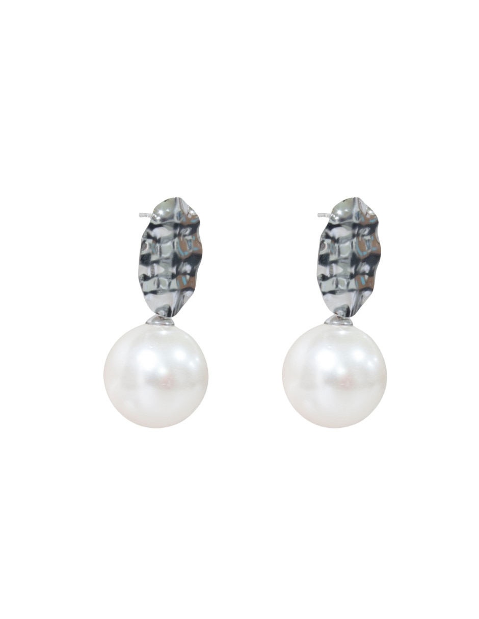 Aretes redondos con acabado brillante 2