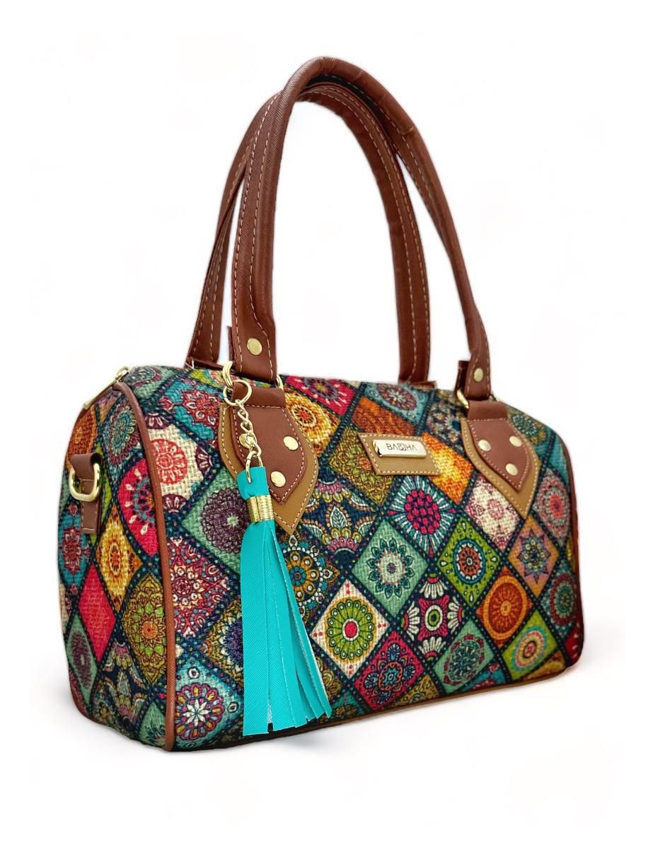 Bolsa tote Baúl Bambú para mujer 2
